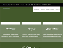 Tablet Screenshot of monte-aventura.com.ar
